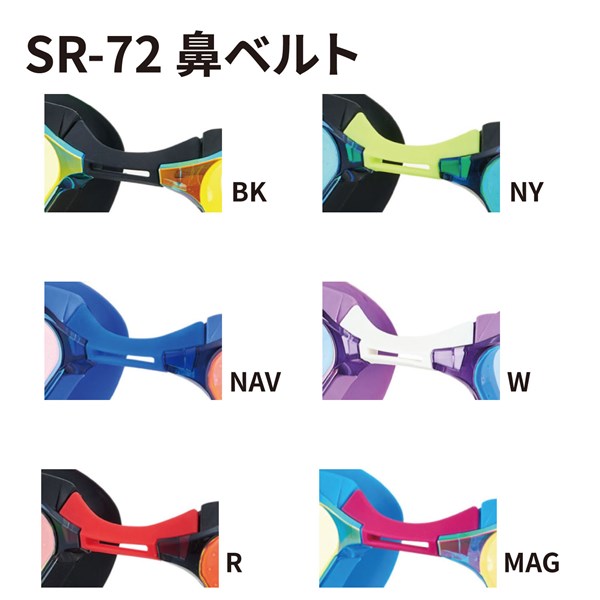 SR-72用鼻ベルトパーツ カラーバリエーション
