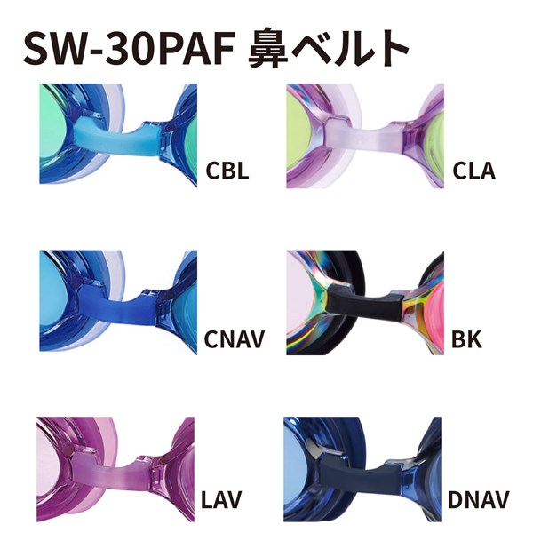 SW-30PAF用鼻ベルトパーツ カラーバリエーション